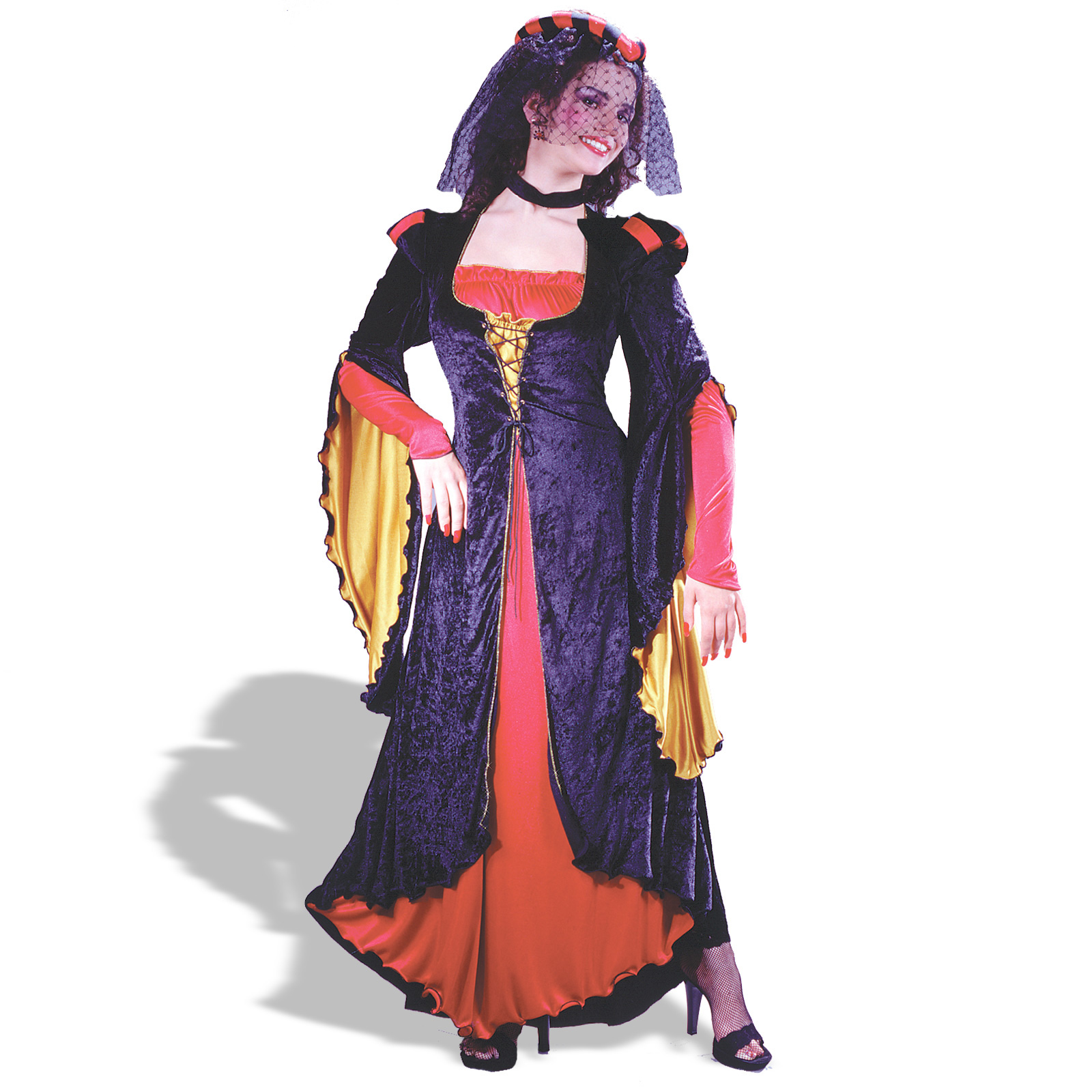 Fun World Women's Renaissance Countess Adult Costume - S/M