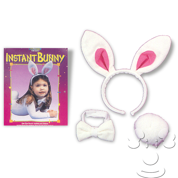 Fun World Women's Bunny Instant Child Costume - One-Size