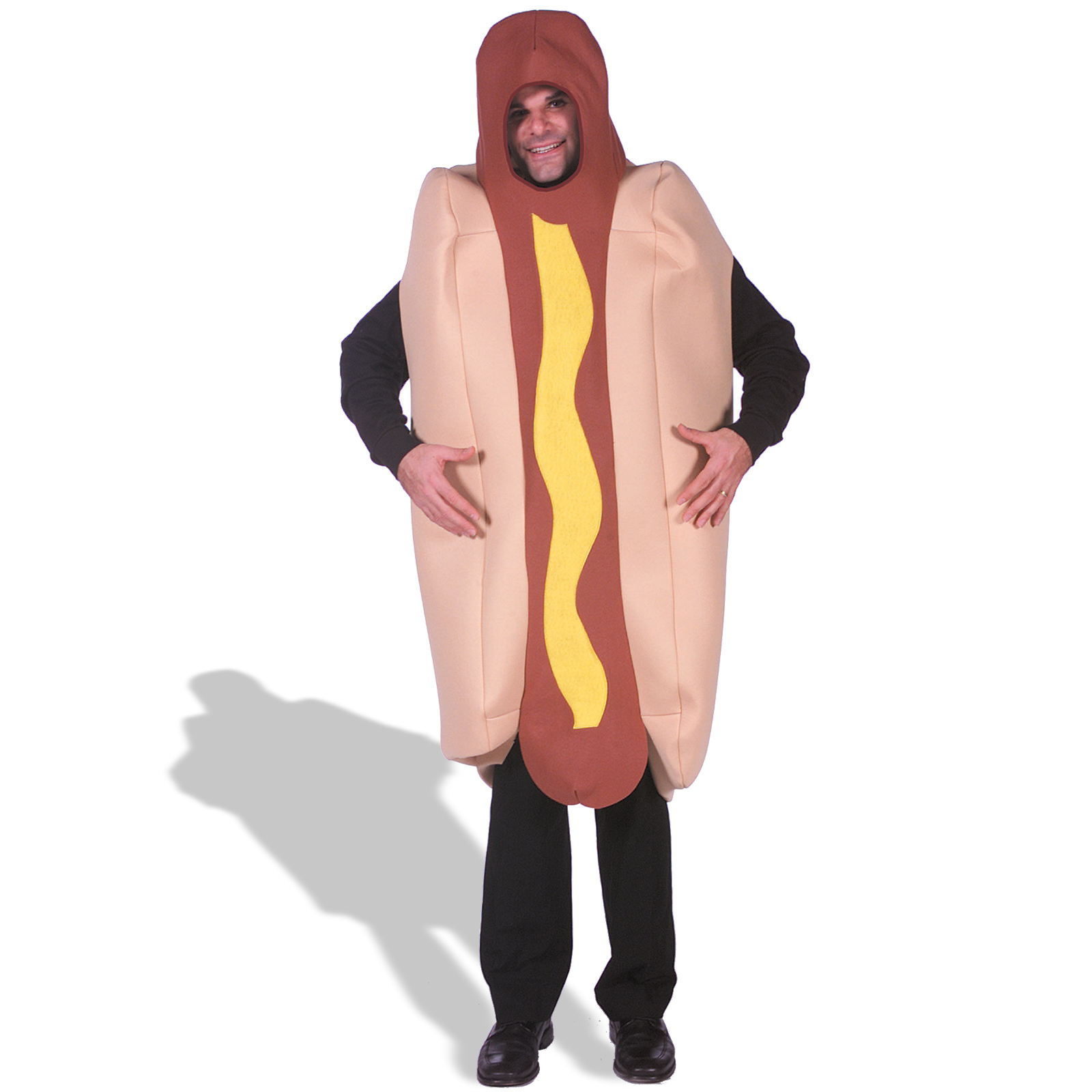 Rasta Imposta Men's Hot Dog Deluxe Adult Costume - Tan - L/XL