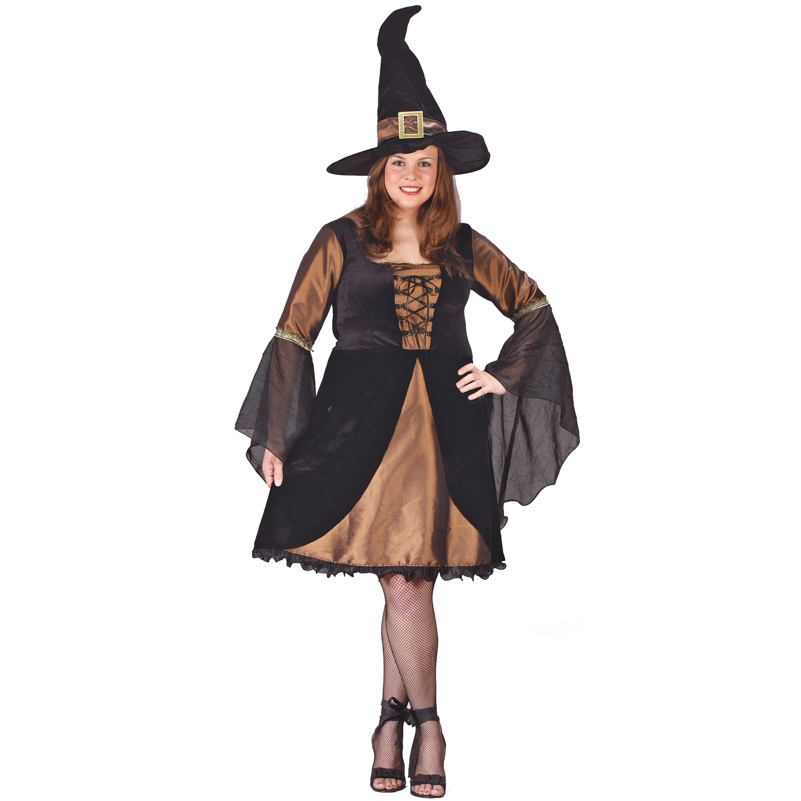 Fun World Women's Sweet & Sexy Witch Plus Adult Costume - 16W-24W