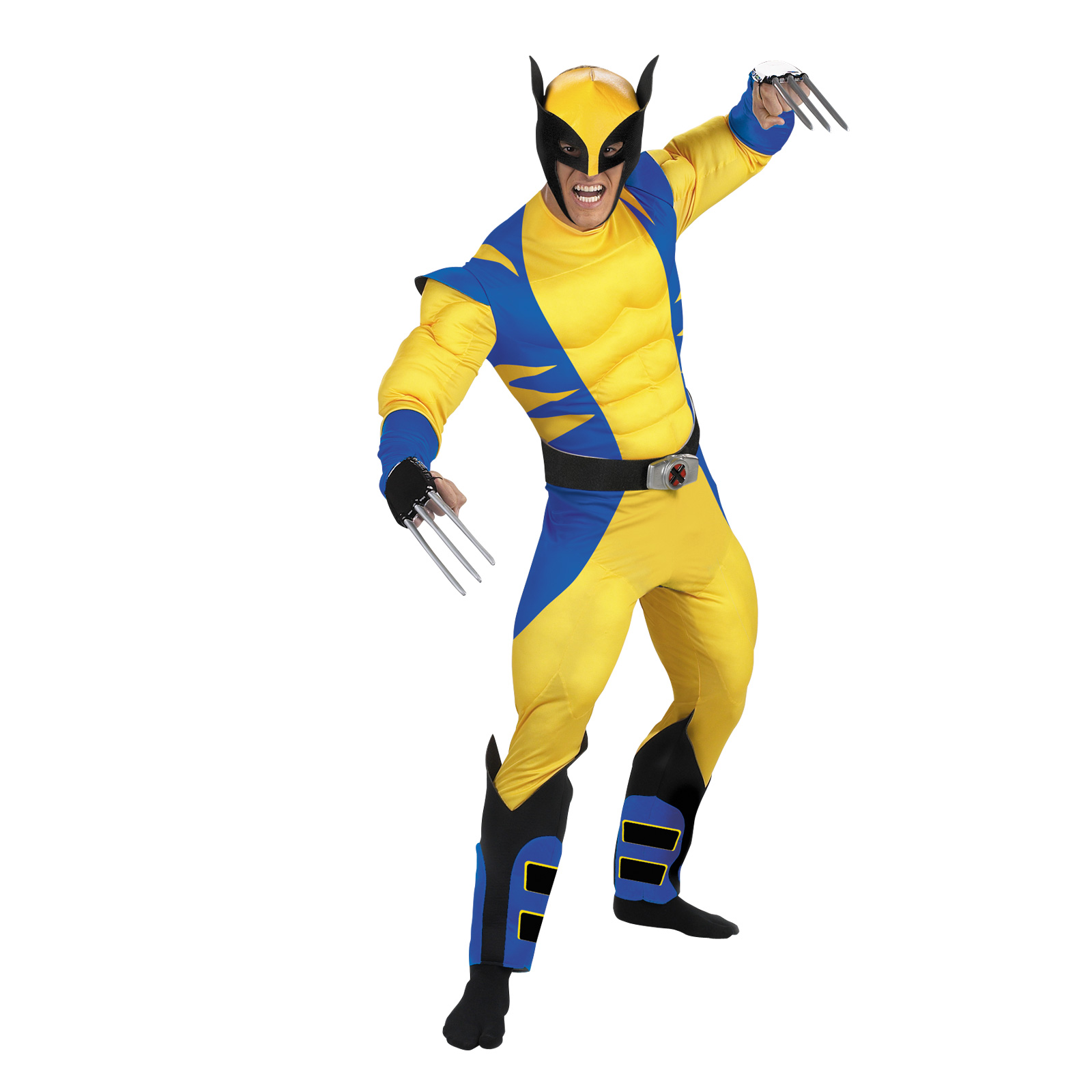 Disguise Inc Men's X-Men Marvel Wolverine Deluxe Teen - 38-40