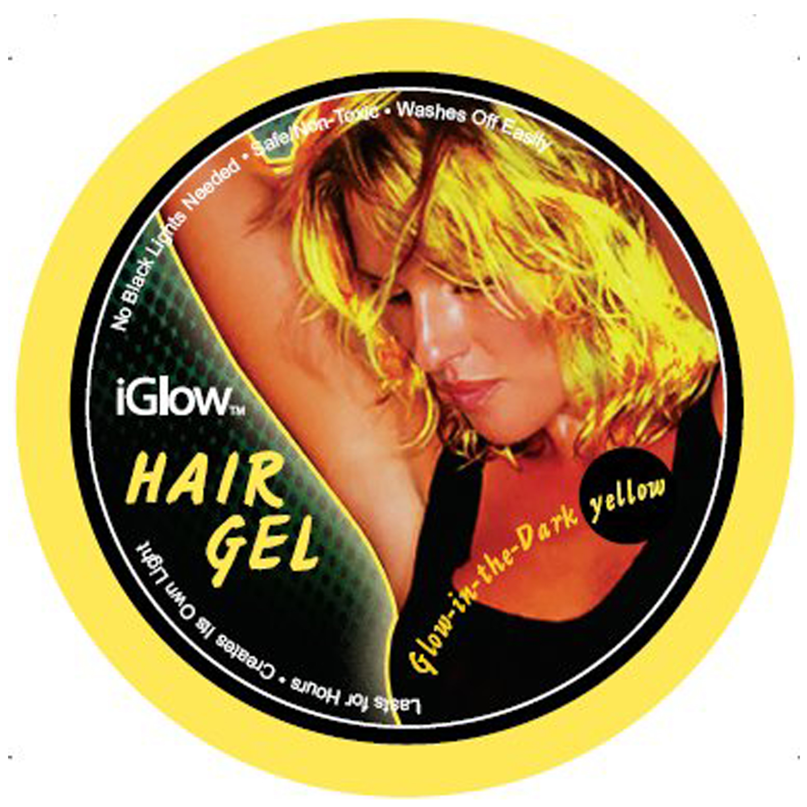 MG Technologies, LLC Women's iGlow Hair Gel Yellow - Yellow