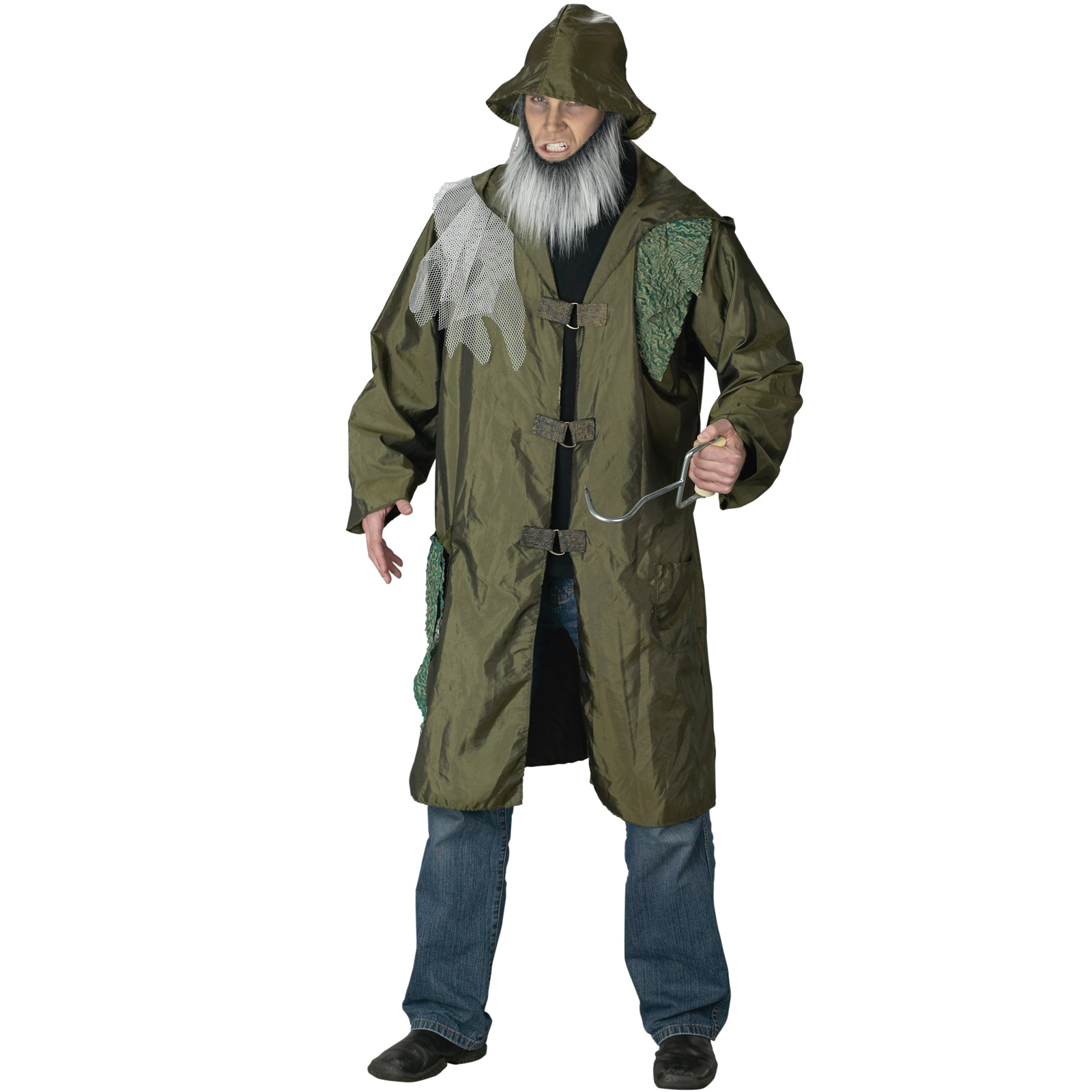 Fun World Men's Venter, The Evil Fisherman Adult Costume - Standard One-Size