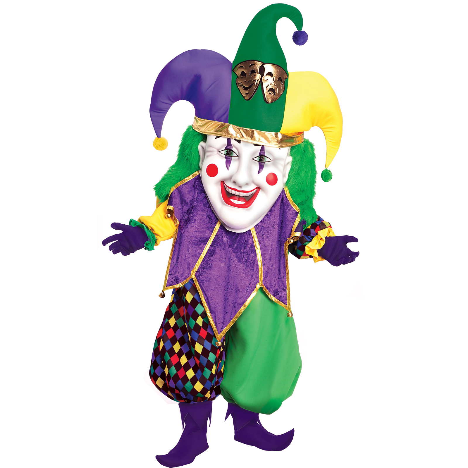Forum Novelties Inc Men's Parade Jolly Jester Adult Costume - Standard One Size