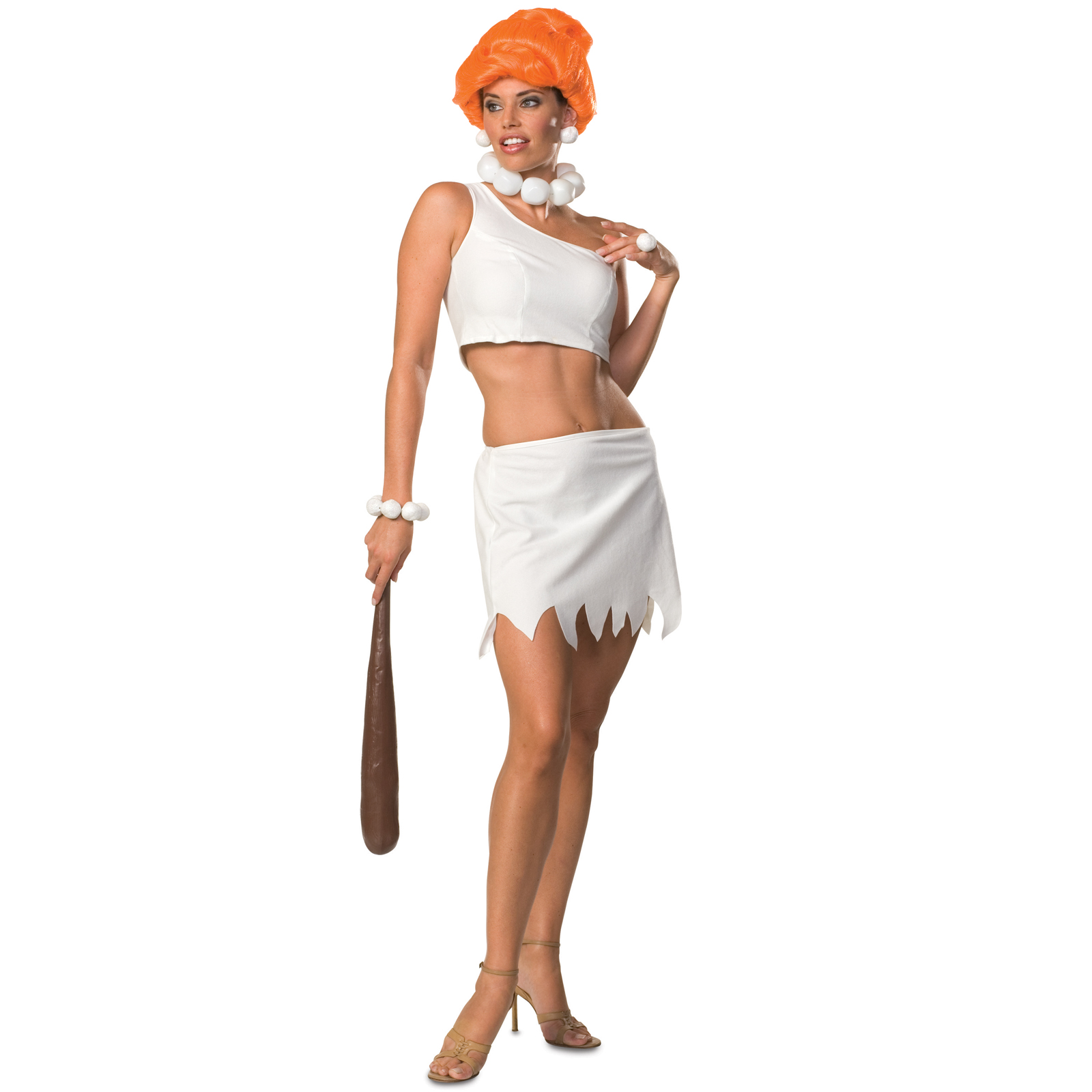 Rubie's Costume Co Women's The Flintstones Sexy Wilma Flintstone Adult Costume - Orange - Medium