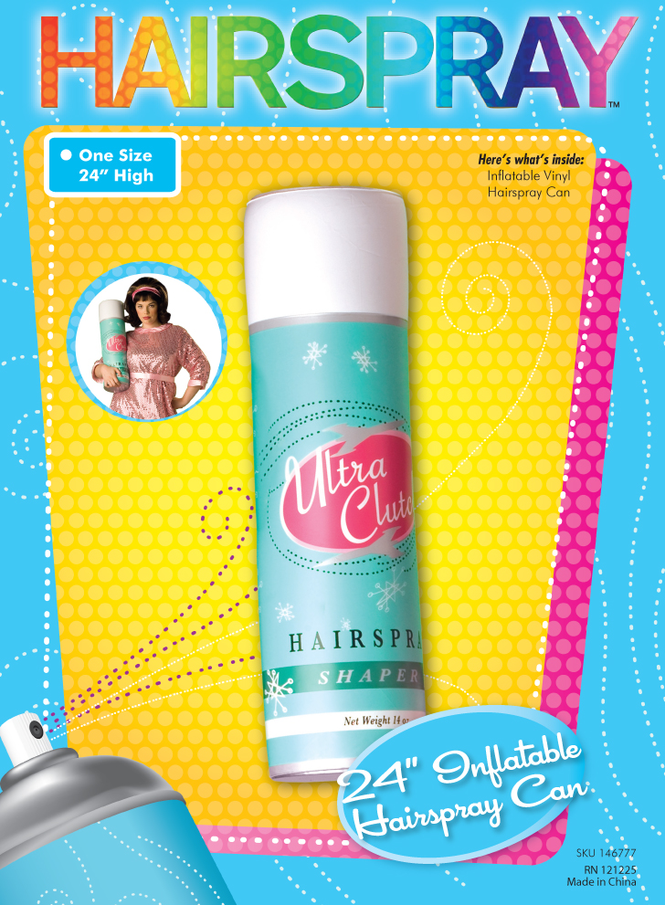 AMC Women's Hairspray Inflatable Can