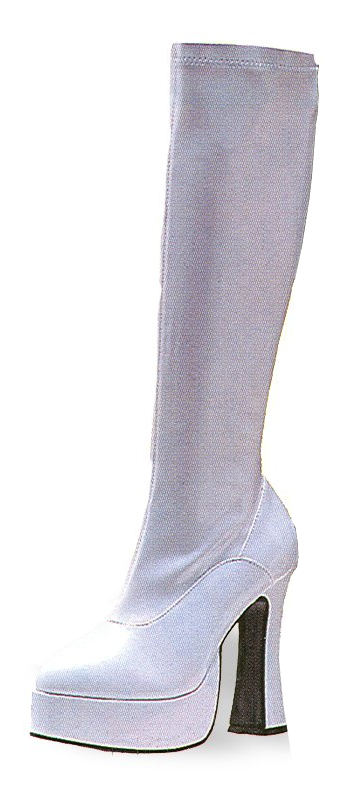 Ellie Shoes Women's Cha-Cha Boots Adult Women (White) - Large (size 9)
