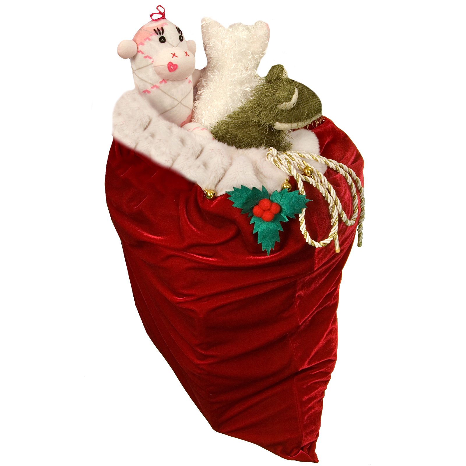 AMC Women's Festive Santa Bag - Winter Holiday Classics - One-Size