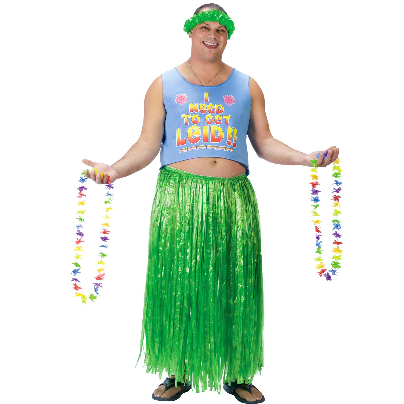 Fun World Men's Need to Get Leid Adult Plus Costume - Plus