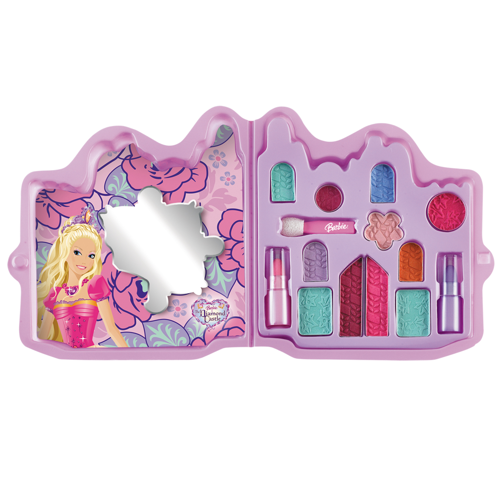 Disguise Inc Women's Barbie & Diamond Castle Compact with Mirror