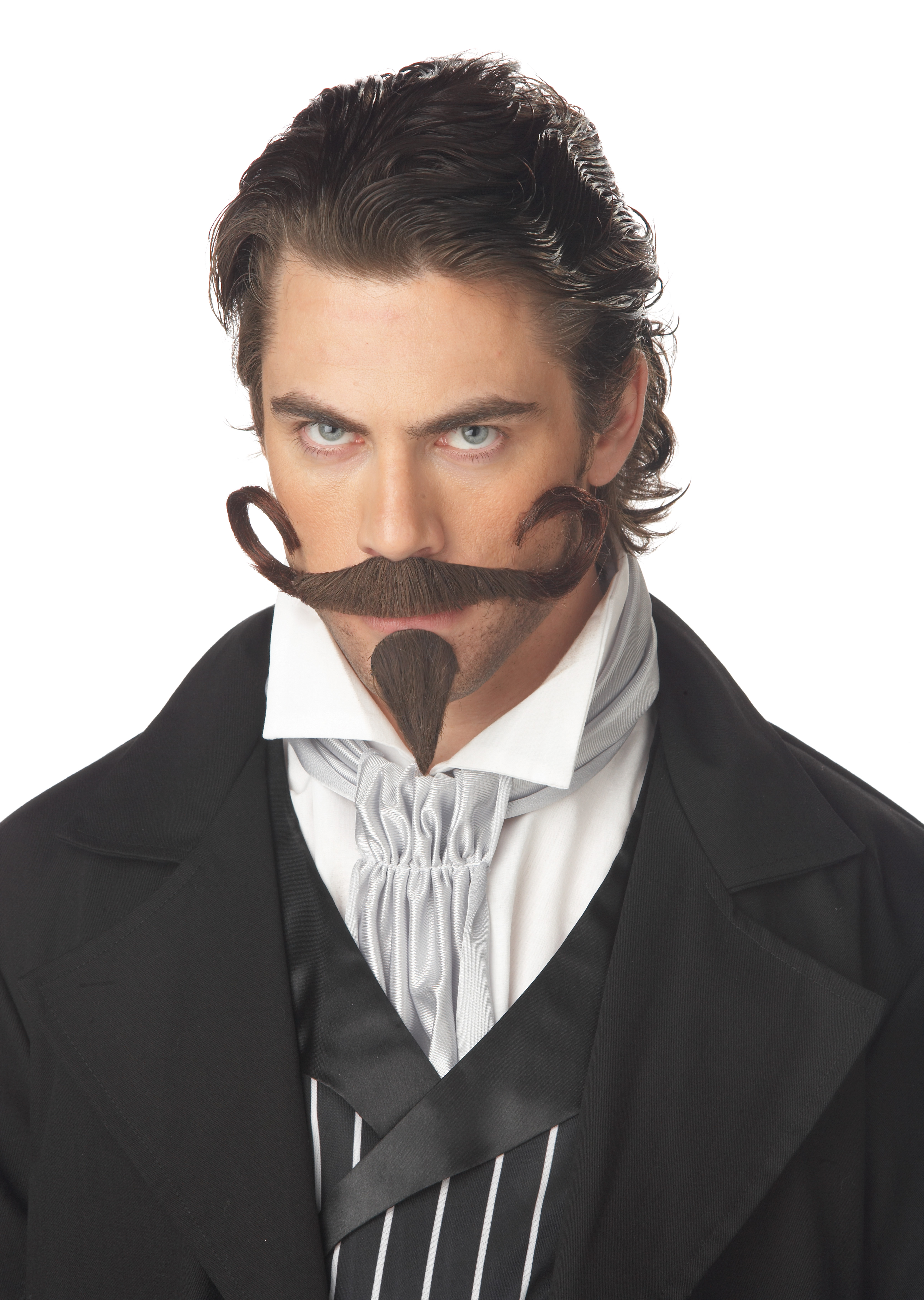 California Costume Collection Women's The Gambler Moustache and Beard
