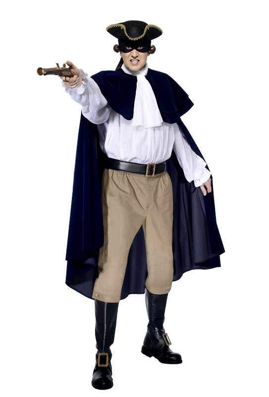 Smiffy's USA Men's Tales of Old London Dick Turpin Adult Costume - One-Size