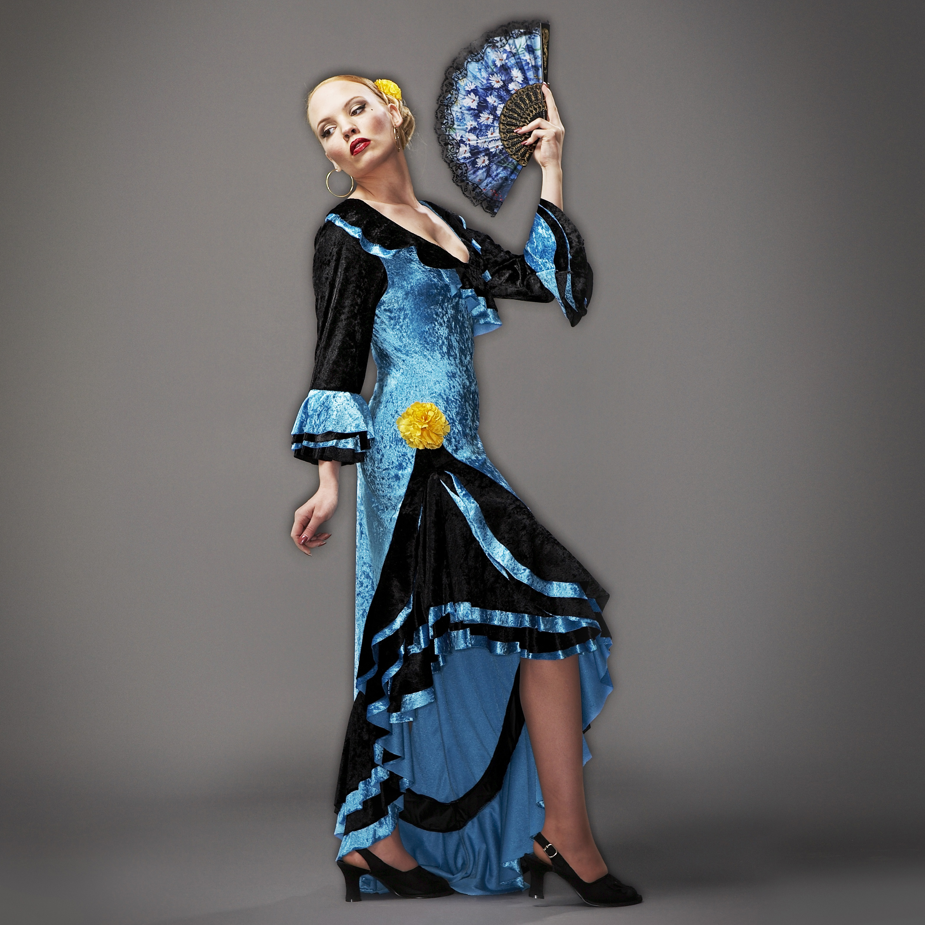 AMC Women's Lacy Senorita Adult Costume - One-Size (8-14)