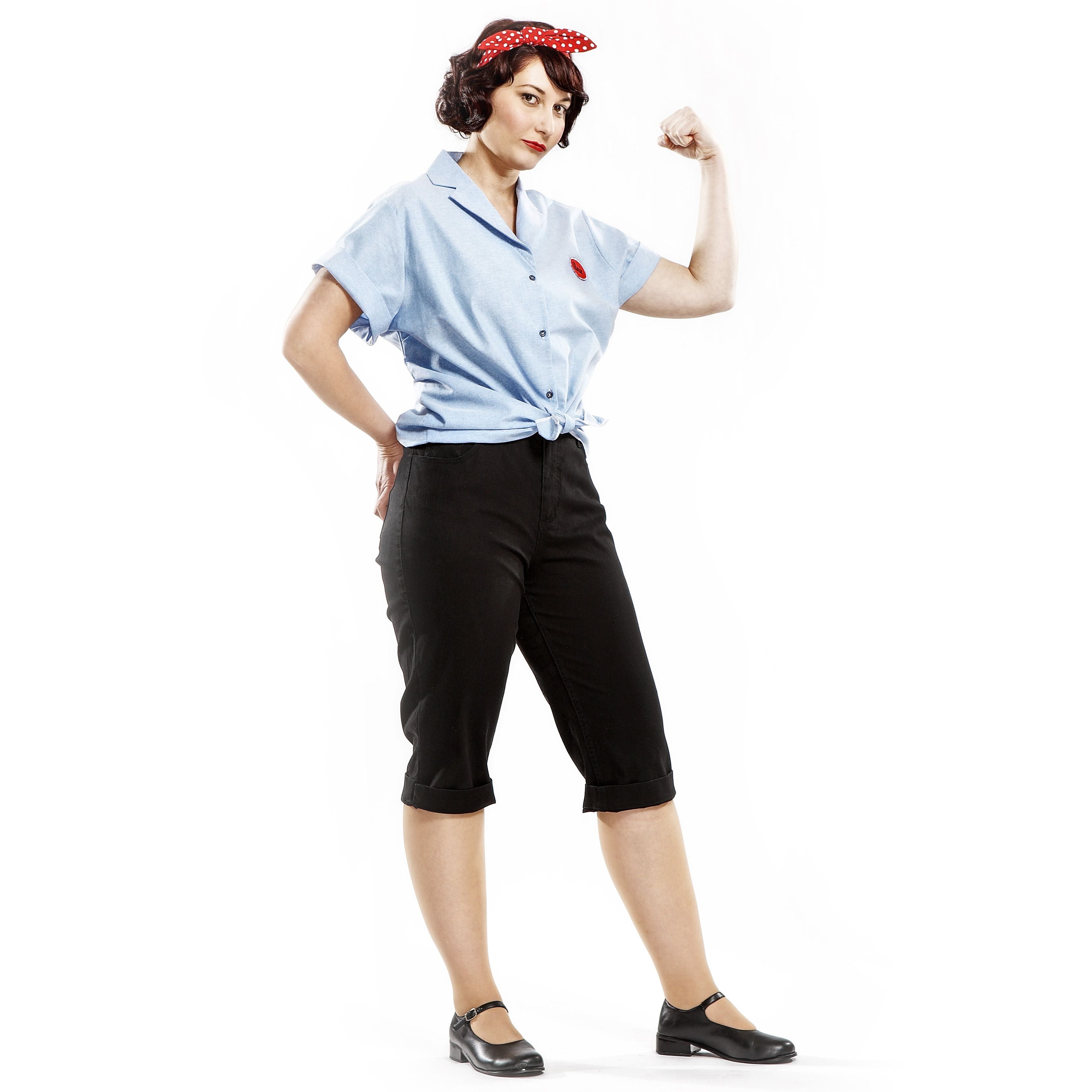 AMC Women's Rosie Riveter Plus Adult Costume - Plus (18-22)