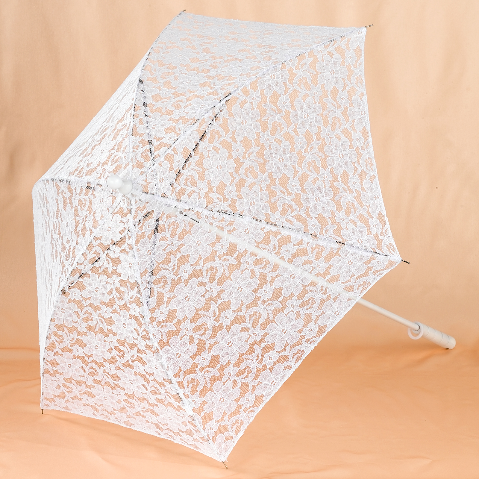 Rubie's Costume Co Women's Lace Parasol - White - One-Size