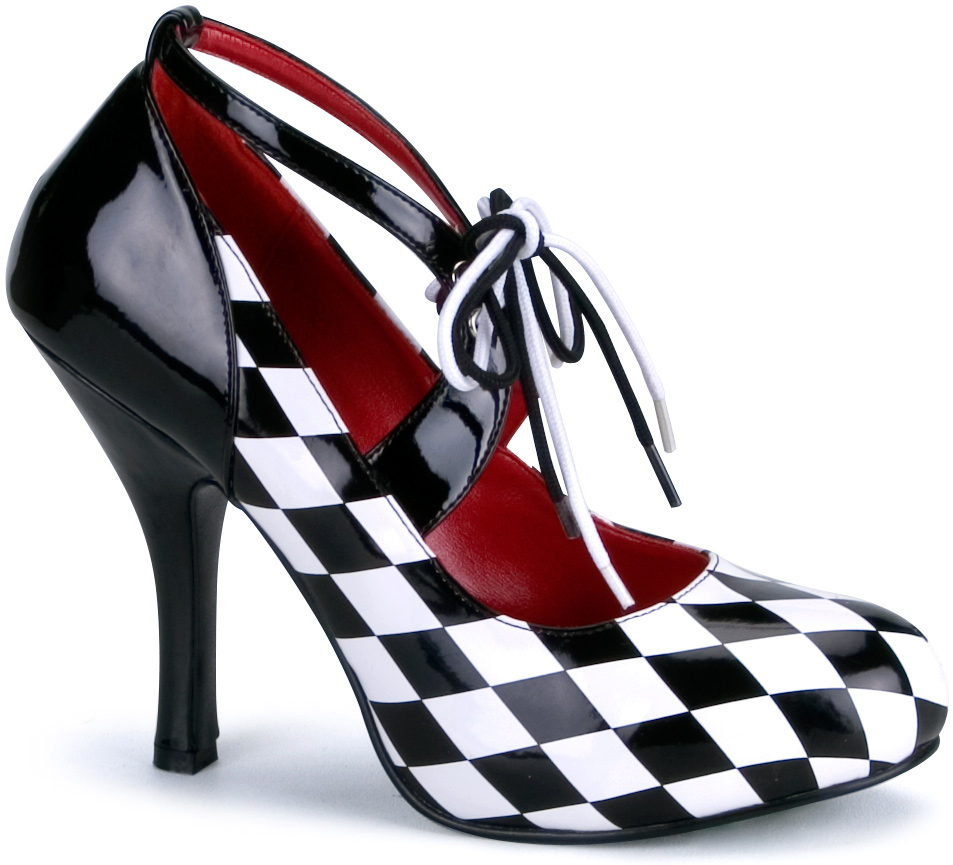 Pleaser Shoes Women's Harlequin Heels Adult - Black - 10