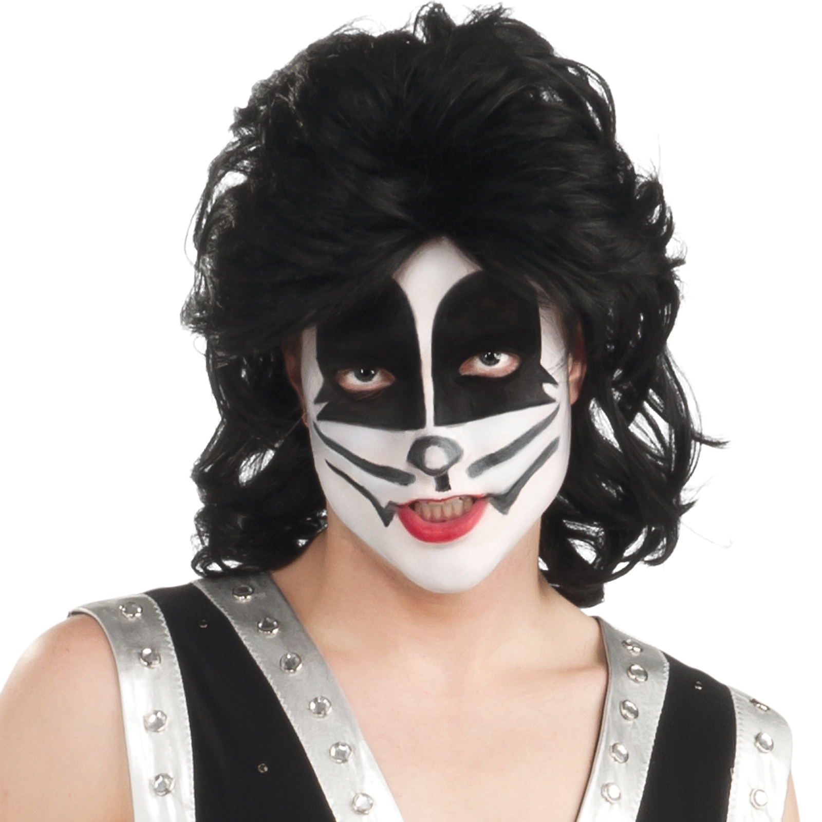 Rubie's Costume Co Women's KISS - Catman Adult Wig - Black - One-Size
