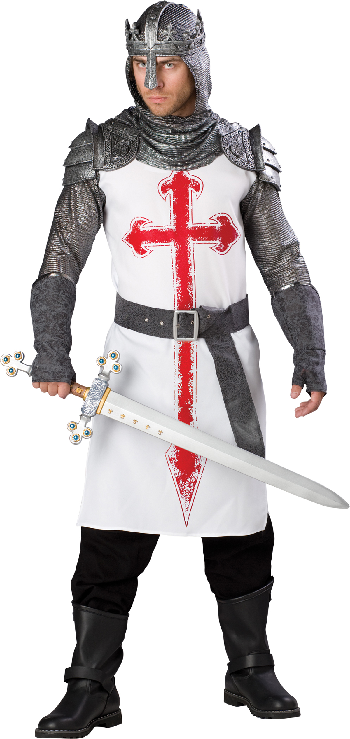In Character Costumes Men's Crusader Premier Adult Costume - Brown - Medium