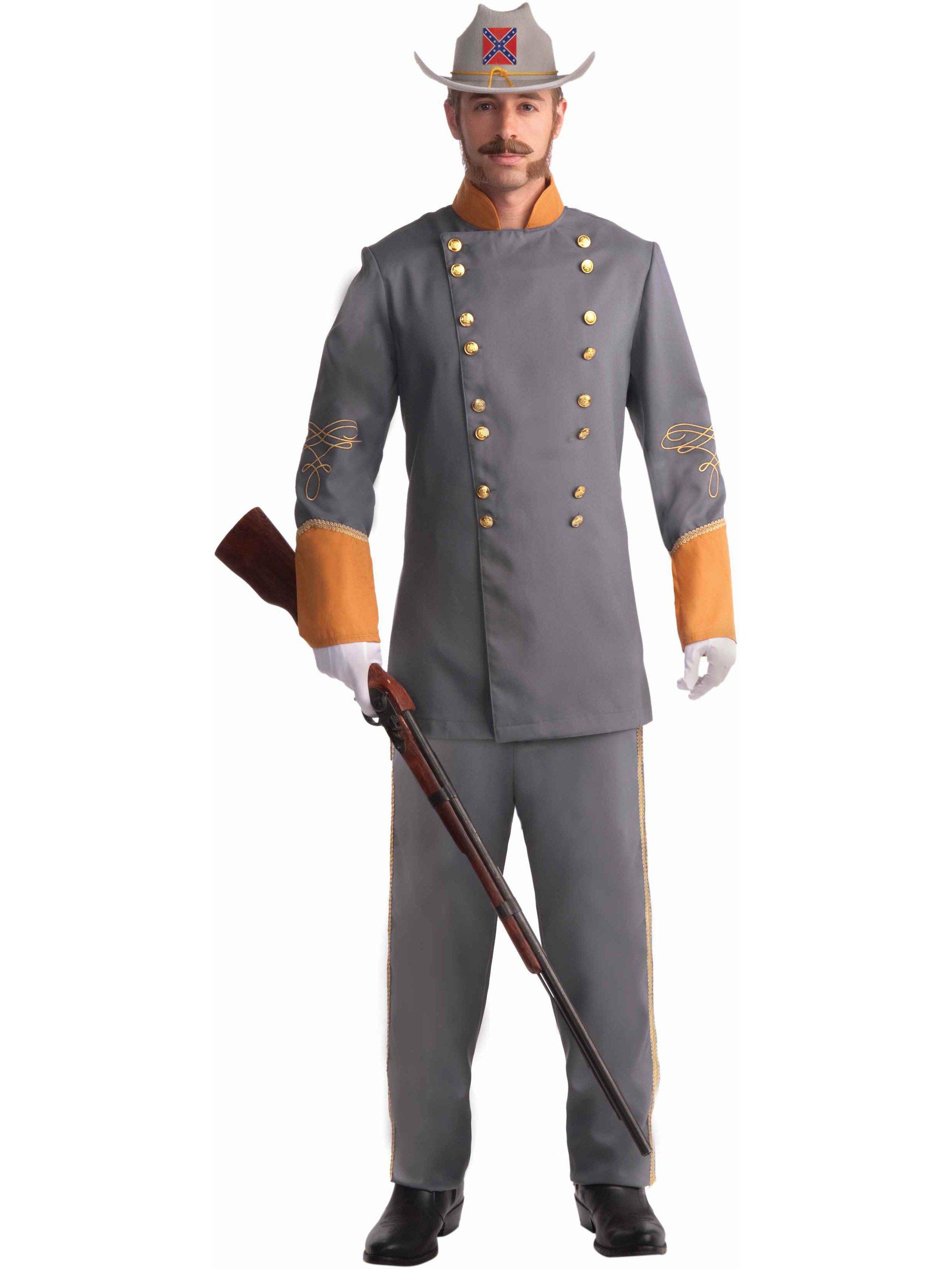 Forum Novelties Inc Men's Confederate Officer Adult Costume - Gray - Standard One-Size