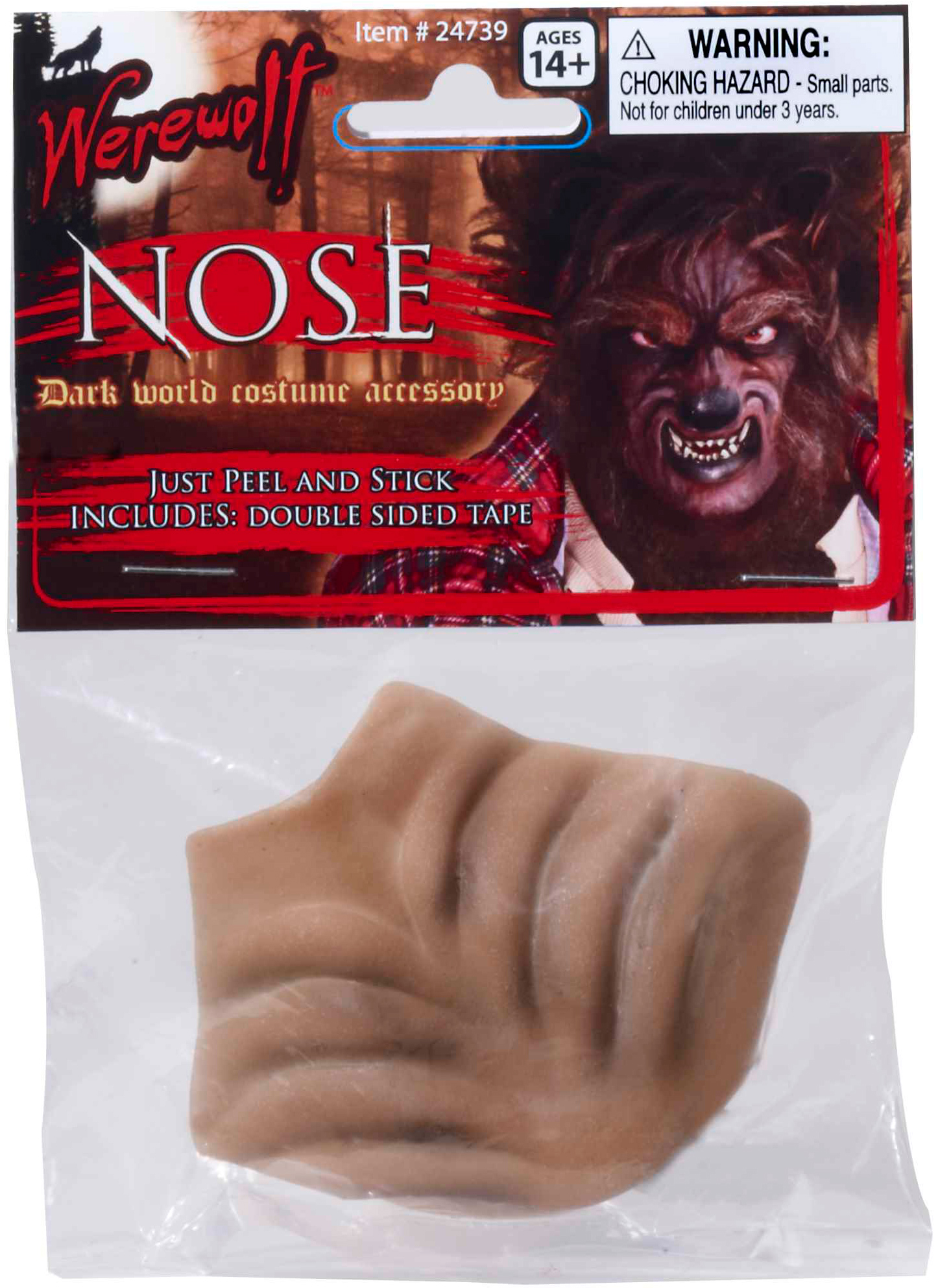 Forum Novelties Inc Women's Werewolf Nose Adult - Brown - One-Size