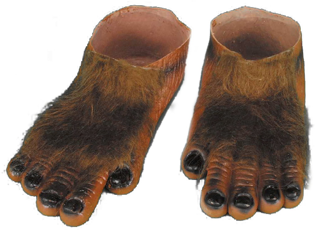 Forum Novelties Inc Women's Werewolf Brown Hairy Feet Adult - Brown - One-Size