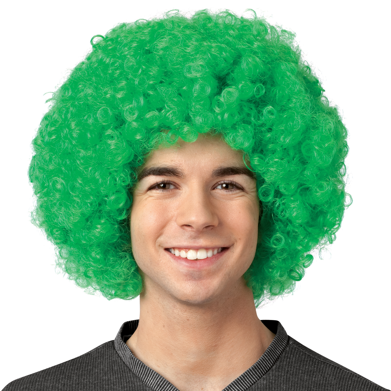 Rasta Imposta Women's Crayola - Green Afro Adult Wig - Green - One-Size