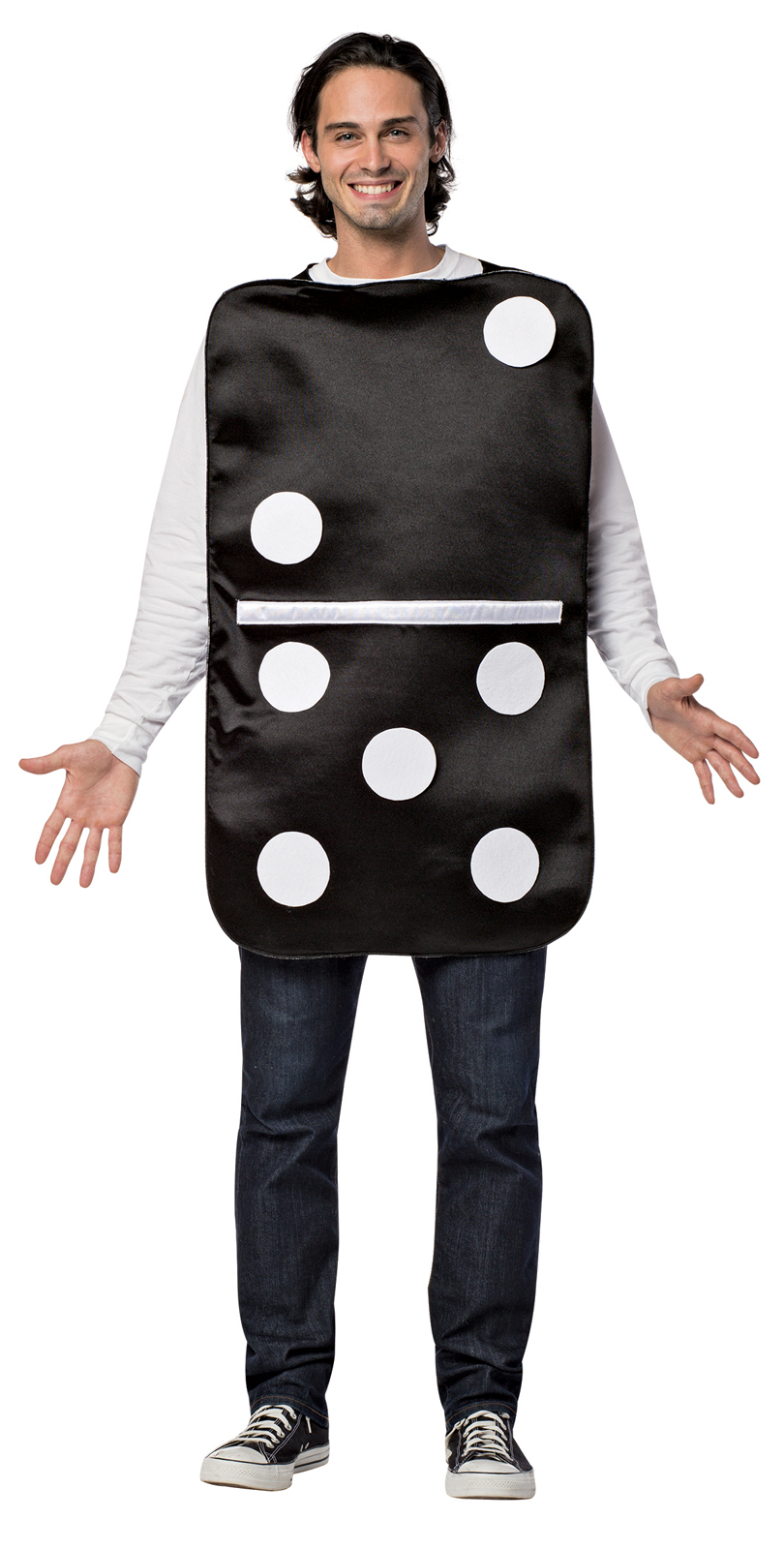 Rasta Imposta Men's Build your Own Domino Adult Costume One-Size - Black/White - One-Size