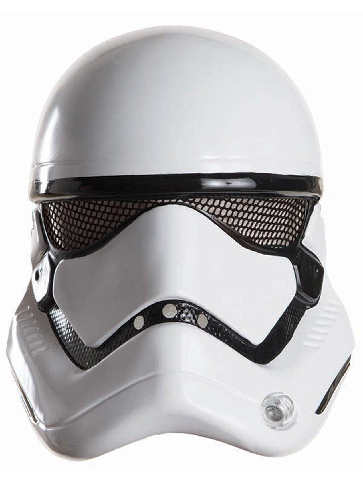 Rubie's Costume Co Men's Star Wars Episode VII - Stormtrooper Half Helmet For Men - White - One-Size
