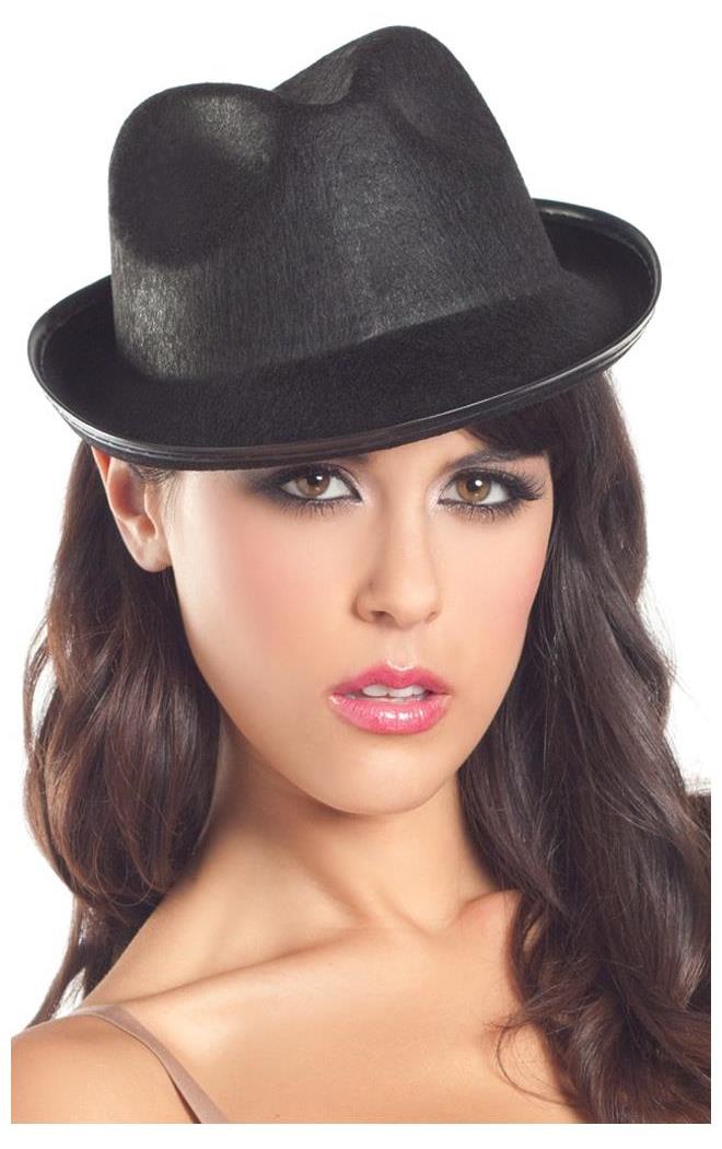 Be wicked Women's Gangster Hat - White - O/S