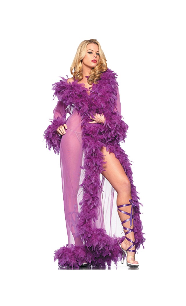 Be wicked Women's Robe - Purple - O/S