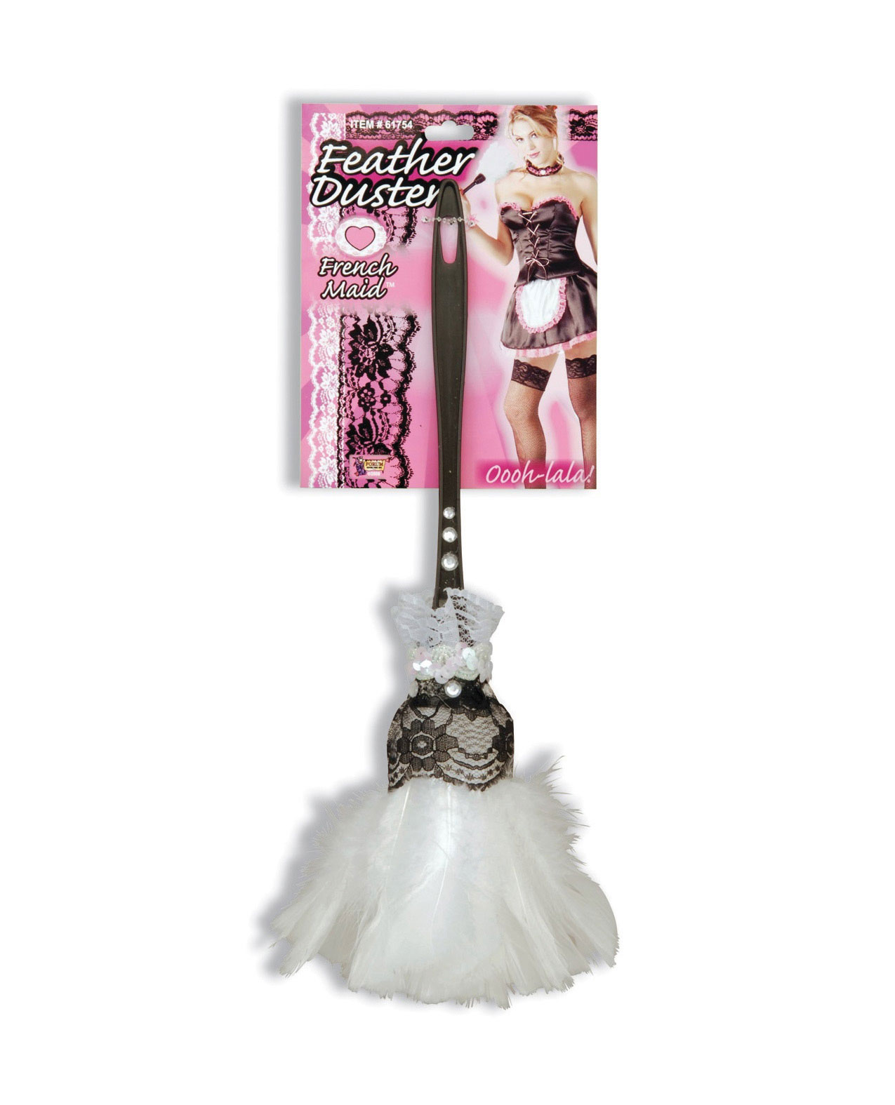 Forum Novelties Inc Women's French Maid Feather Duster - One Size