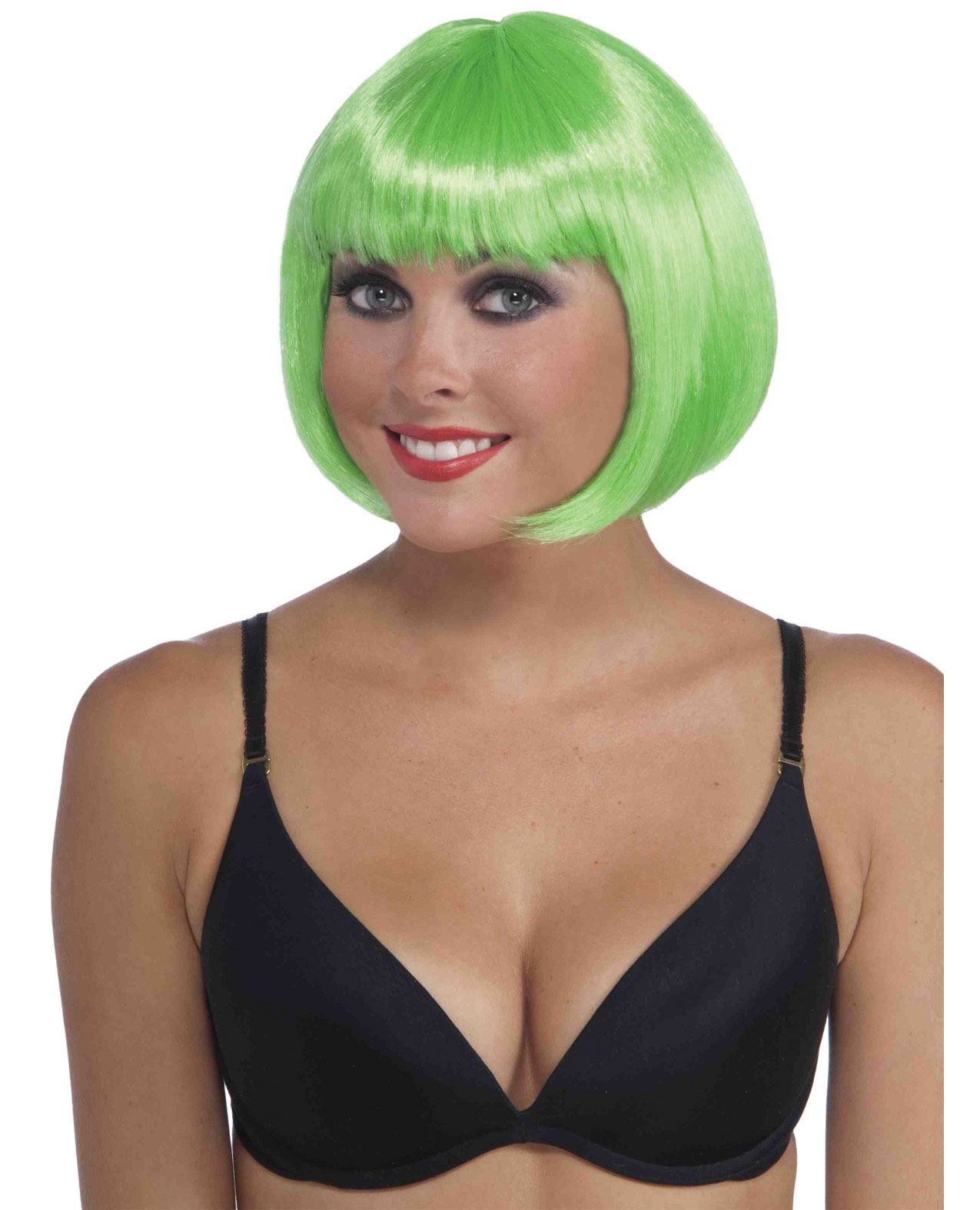 Forum Novelties Inc Women's Neon Bob Green Wig - One Size