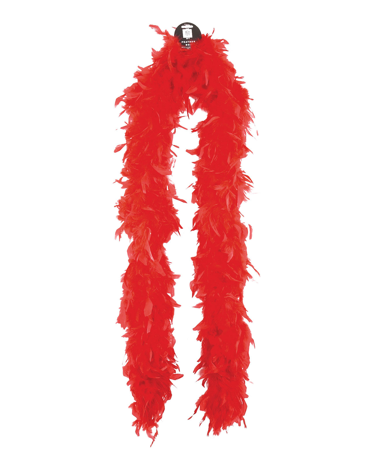 Zucker feather products Men's Heavy weight chandelle boa - red - One Size