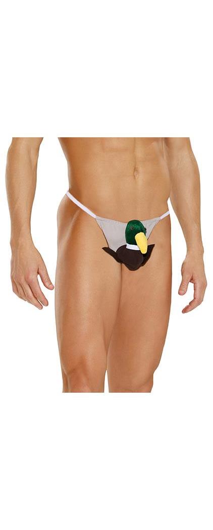 Elegant Moments Men's Duck Pouch - Grey - One Size