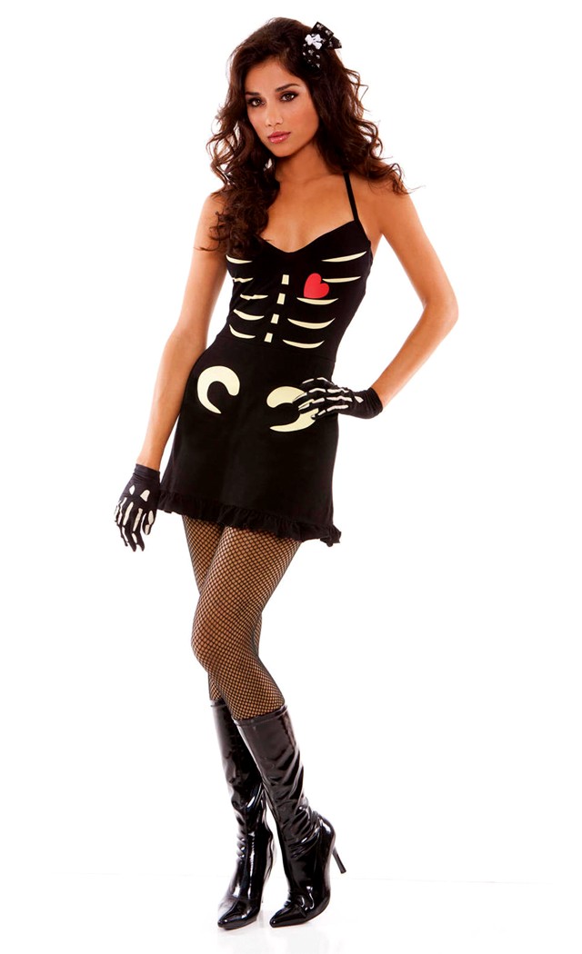 Elegant Moments Women's Dying To Please You Costume - BLACK - L