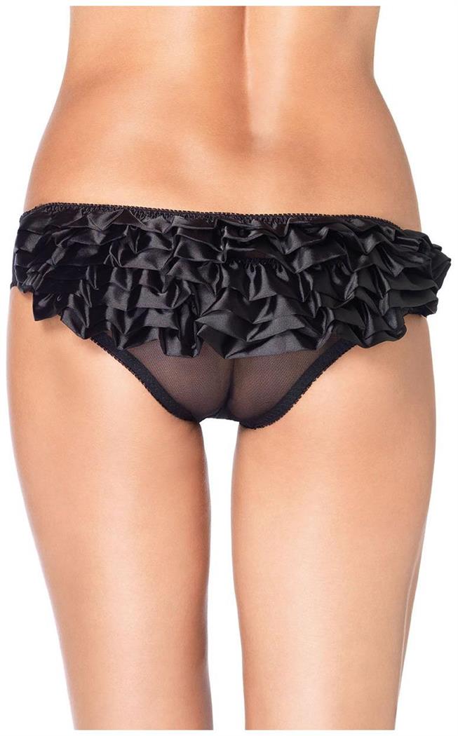 Sheer Panty With Satin Rhumba SpicyLegs