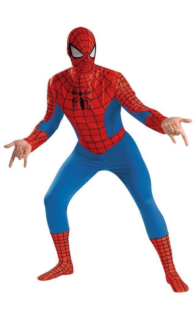 Disguise Inc Men's Spider-Man Adult Red Costume - Blue, Black, Red - 42-46