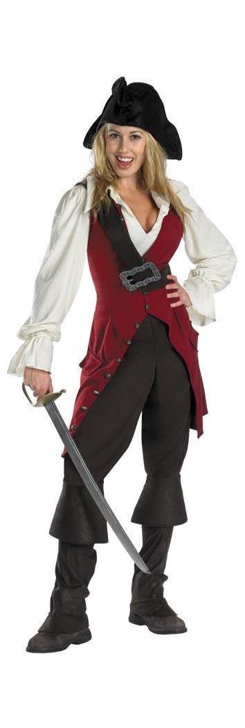 Disguise Inc Women's Pirates of the Caribbean - Elizabeth Pirate Deluxe Adult Costume - Standard