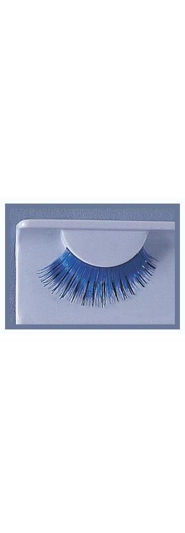 Seasonal Visions International Women's Eyelashes Blue With Black Accessory - Standard