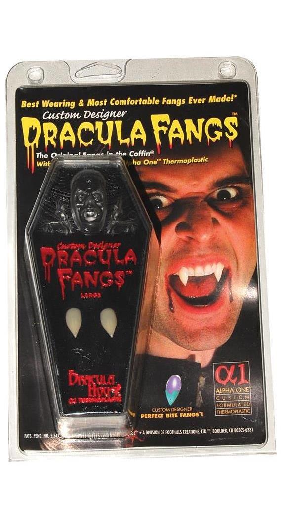 Foothills Creations, Ltd. Fangs Carded Vampire Coffin Accessory - Standard