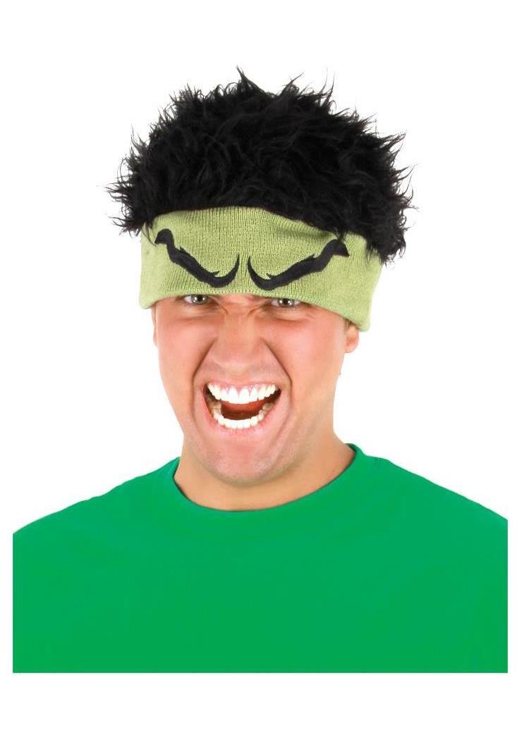 Elope Men's Hulk Beanie With Hair - Standard