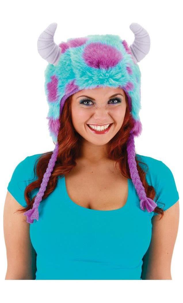 Elope Women's Monsters University Sulley Deluxe Hoodie Hat - Standard