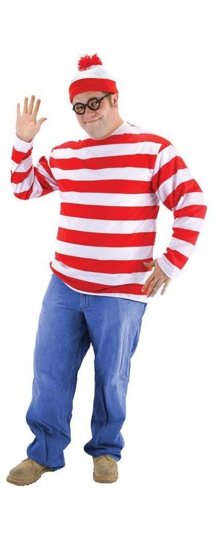 Elope Men's Where's Waldo Adult Funny Costume - Standard