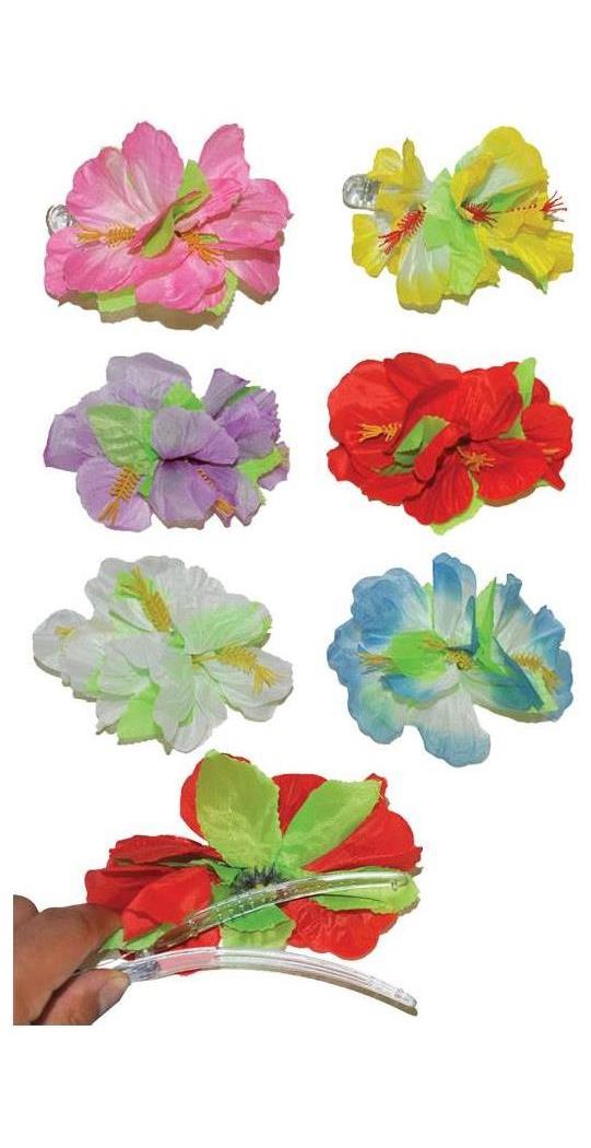 Funny Fashion Usa Women's Hibiscus Large Hair Clip Asst Color - Standard