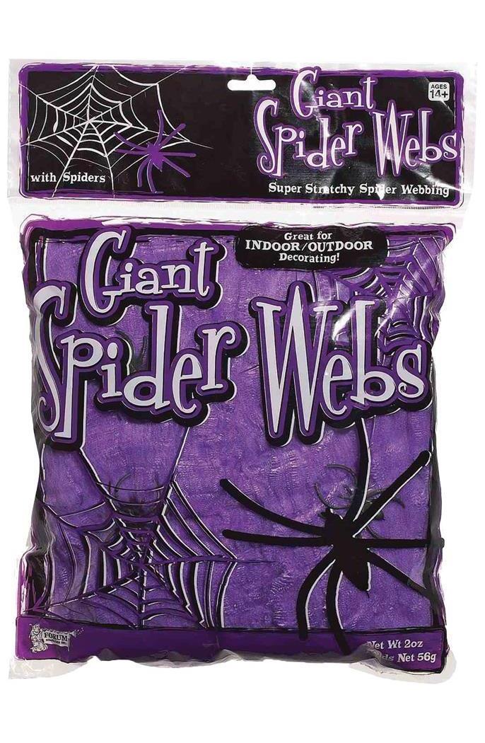 Forum Novelties Inc Men's Spider Webs Purple - Standard