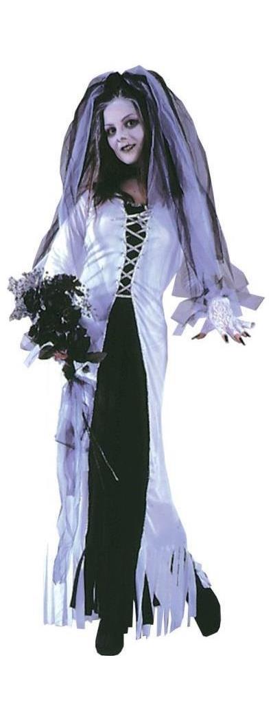 Fun World/Holiday Times Women's Skeleton Bride Costume - Standard