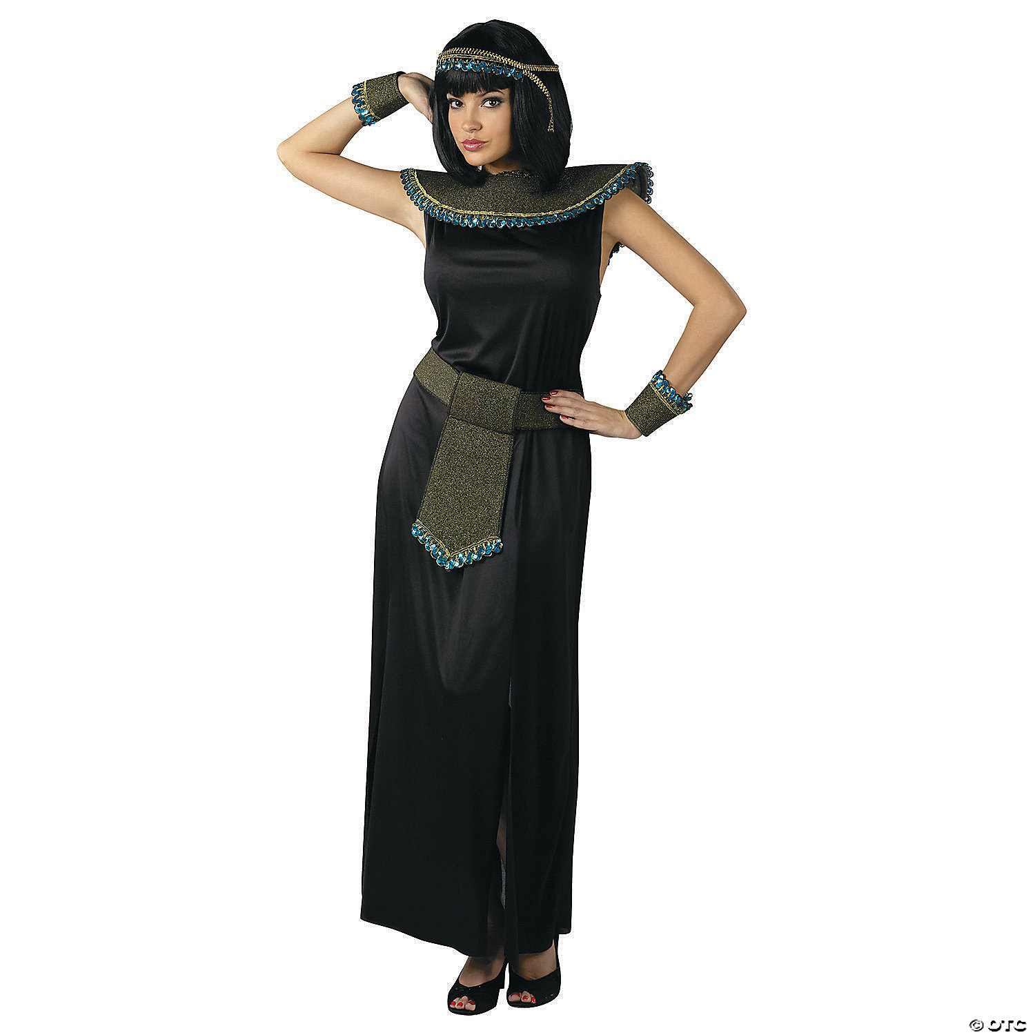 Fun World/Holiday Times Women's Midnight Cleopatra Adult Costume - Standard