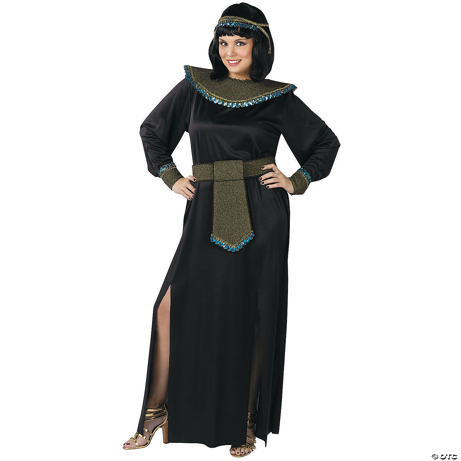 Fun World/Holiday Times Women's Midnight Cleopatra Adult Plus Size Costume - Standard