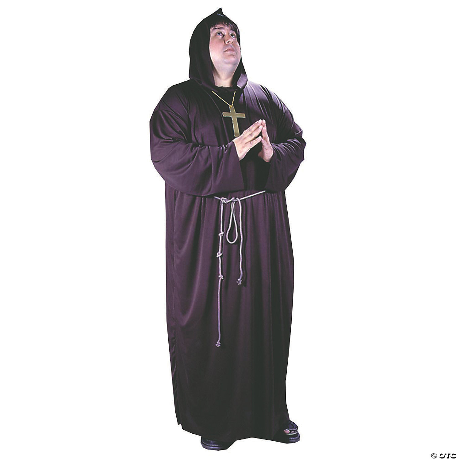 Fun World/Holiday Times Men's Monk Plus Size Costume - Standard