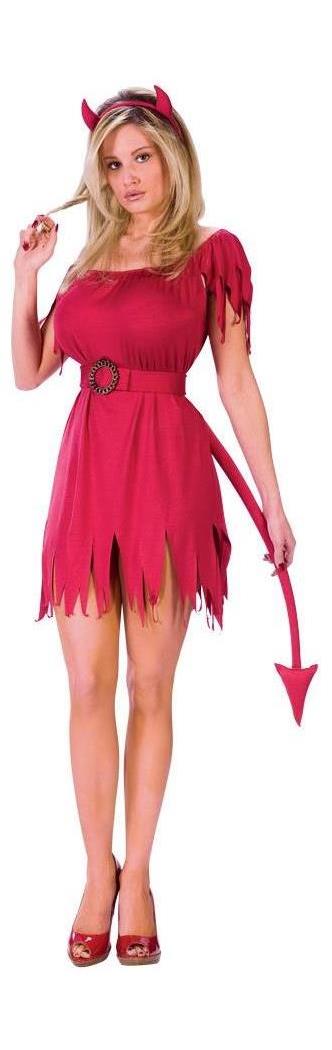 Fun World/Holiday Times Women's Devilish Adult Costume - 2-8